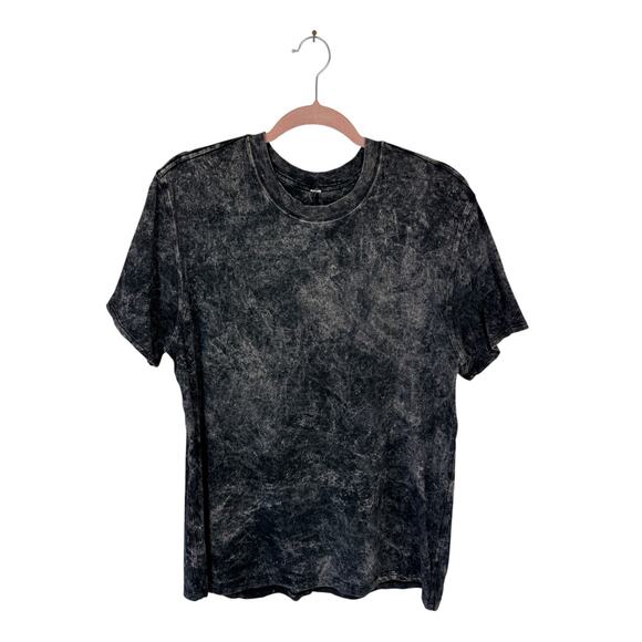 Lululemon All Yours Tee Cloudy Wash Black Sz 6 - Picture 2 of 6